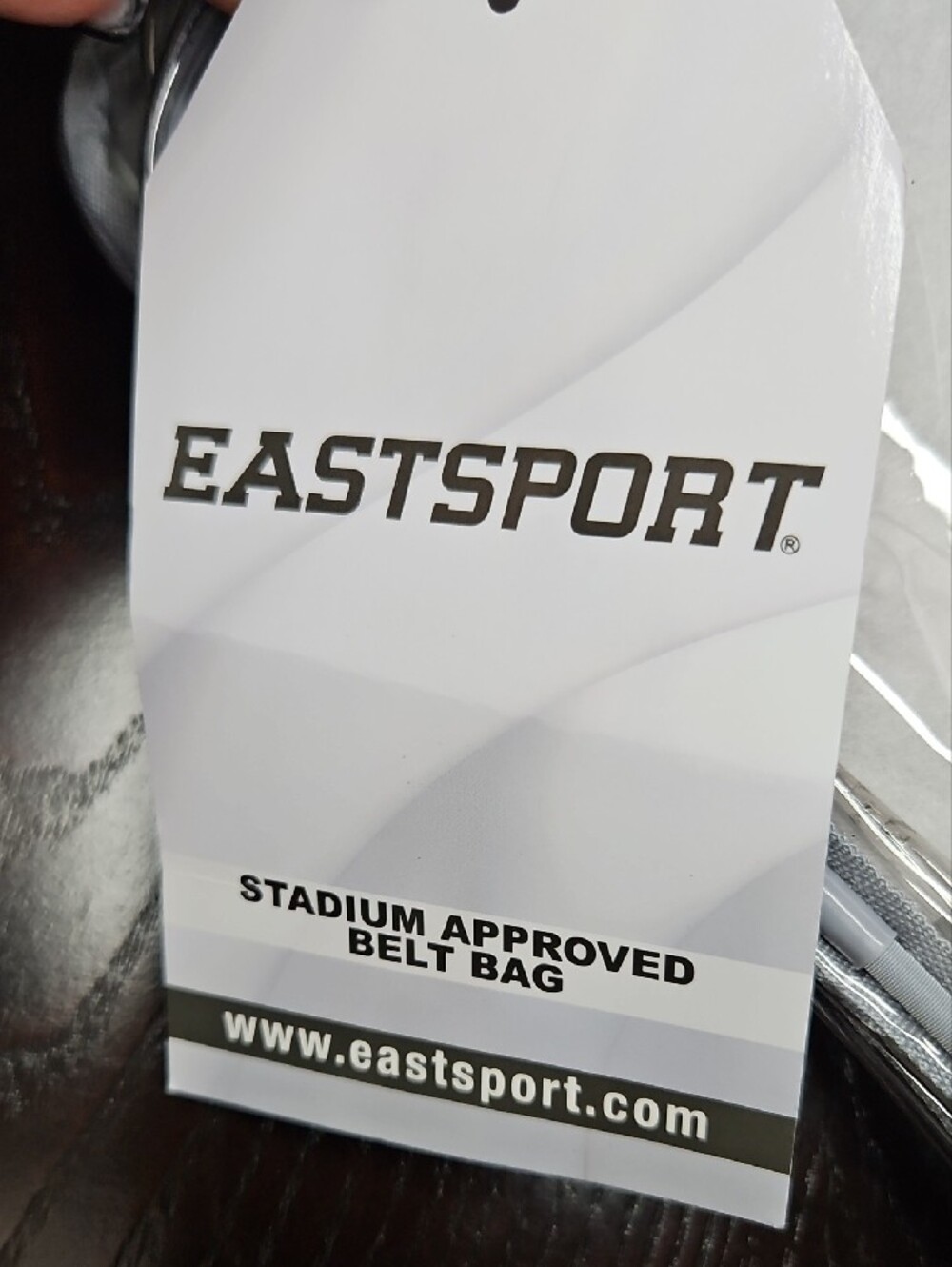 EastSports Clear Belt Bag in Light Gray NWT - Picture 2 of 9